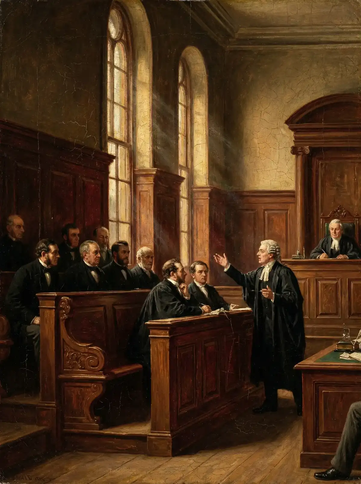 经典 日韩精品 推荐 - 法庭戏剧油画风格剧照